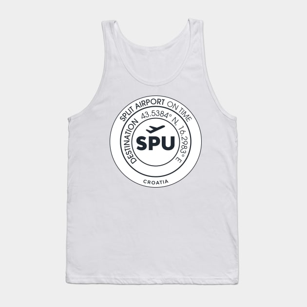 Airport SPU Split Tank Top by Woohoo